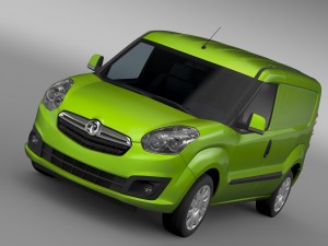 vauxhall combo h1l1 cargo 2015 3D मॉडल