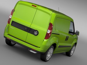 vauxhall combo h1l1 cargo 2015 3D Модель
