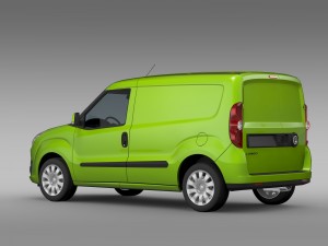 vauxhall combo h1l1 cargo 2015 3D Модель