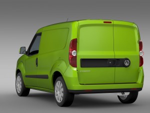 vauxhall combo h1l1 cargo 2015 3D Модель