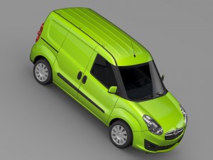 vauxhall combo h1l1 cargo 2015 3D Модель