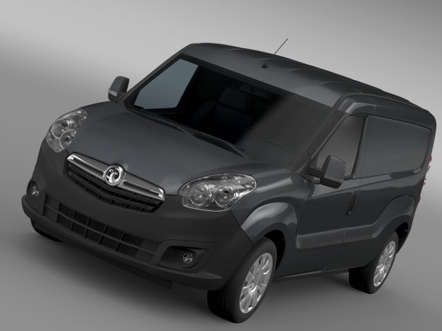 vauxhall combo h1l2 cargo 2015 3D Model .c4d .max .obj .3ds .fbx .stl .blend 