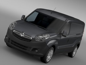 vauxhall combo h1l2 cargo 2015 3Dモデル