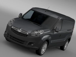 vauxhall combo h1l2 carga 2015 Modelo 3D