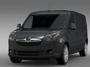 vauxhall combo h1l2 cargo 2015 3D Model
