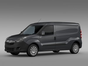 vauxhall combo h1l2 cargo 2015 3D Model