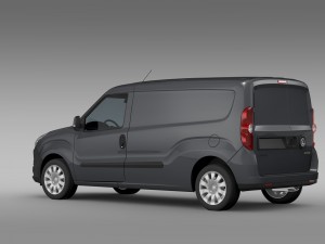 vauxhall combo h1l2 cargo 2015 3D Model