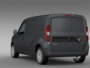 vauxhall combo h1l2 cargo 2015 3D Model