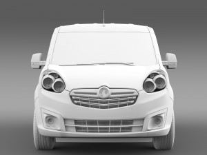 vauxhall combo h1l2 cargo 2015 3D Model