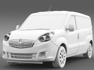 vauxhall combo h1l2 cargo 2015 3D Model