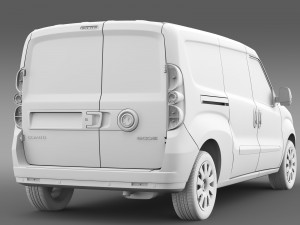 vauxhall combo h1l2 cargo 2015 3D Model