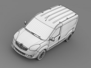 vauxhall combo h1l2 cargo 2015 3D Model