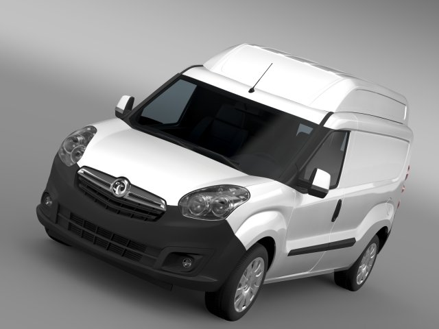 vauxhall combo h2l2 cargo 2015 3D मॉडल .c4d .max .obj .3ds .fbx .stl .blend 