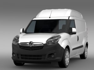 vauxhall combo h2l2 cargo 2015 3D मॉडल