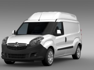 vauxhall combo h2l2 cargo 2015 3D मॉडल