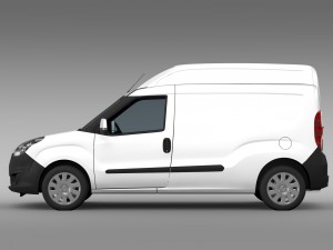 vauxhall combo h2l2 cargo 2015 3D मॉडल