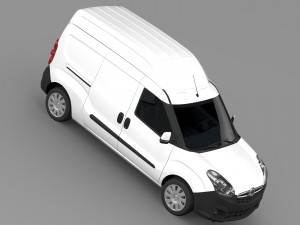 vauxhall combo h2l2 cargo 2015 3D मॉडल