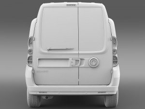 vauxhall combo h2l2 cargo 2015 3D मॉडल