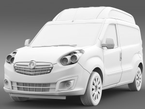 vauxhall combo h2l2 cargo 2015 3D मॉडल