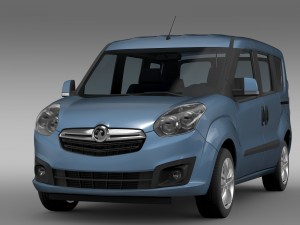 vauxhall combo tour ecoflex h1l1 2015 3D-Modell