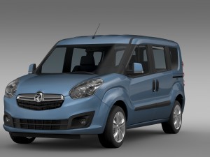 vauxhall combo tour ecoflex h1l1 2015 3D-Modell