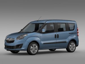 vauxhall combo tour ecoflex h1l1 2015 3D-Modell
