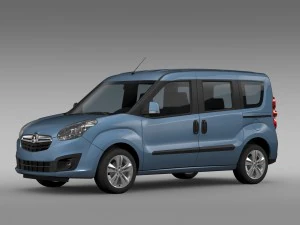 vauxhall combo tour ecoflex h1l1 2015 3D Model