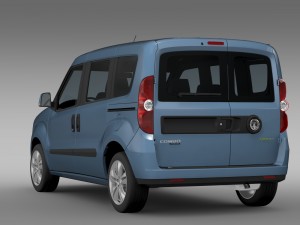 vauxhall combo tour ecoflex h1l1 2015 3D-Modell
