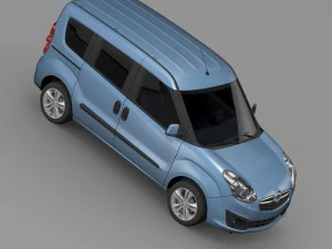 vauxhall combo tour ecoflex h1l1 2015 3D Model