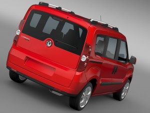 vauxhall combo tour h1l1 2015 3D Model