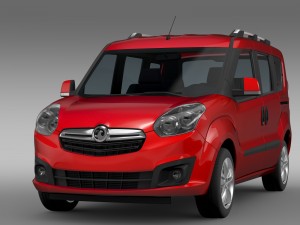 vauxhall combo tour h1l1 2015 3D Model