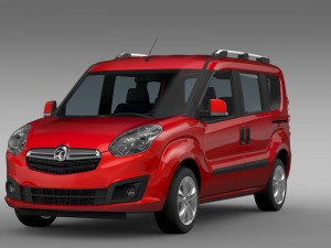 vauxhall combo tour h1l1 2015 3D Model