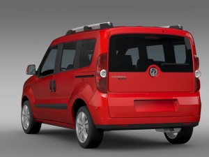 vauxhall combo tour h1l1 2015 3D Model
