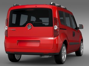 vauxhall combo tour h1l1 2015 3D Model