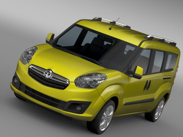 vauxhall combo tour h1l2 2015 3Dモデル .c4d .max .obj .3ds .fbx .stl .blend 