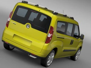 vauxhall combo tour h1l2 2015 3D Model