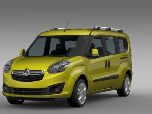 vauxhall combo tour h1l2 2015 3D Model