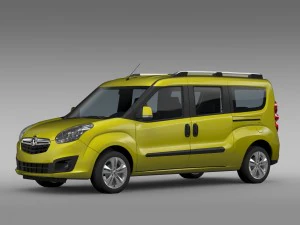 vauxhall combo tour h1l2 2015 3D Model