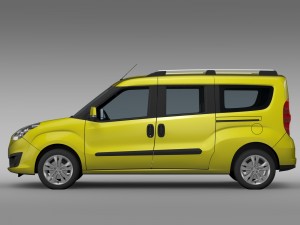 vauxhall combo tour h1l2 2015 3Dモデル