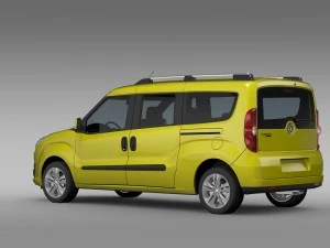 vauxhall combo tour h1l2 2015 3D Model
