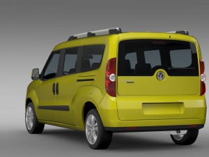 vauxhall combo tour h1l2 2015 3Dモデル