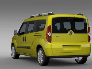 vauxhall combo tour h1l2 2015 3D Model