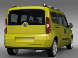 vauxhall combo tour h1l2 2015 3D Model