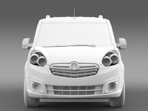 vauxhall combo tour h1l2 2015 3Dモデル