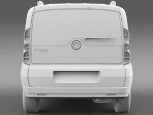 vauxhall combo tour h1l2 2015 3D Model