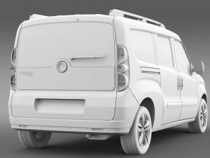 vauxhall combo tour h1l2 2015 3D Model