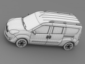 vauxhall combo tour h1l2 2015 3Dモデル