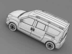 vauxhall combo tour h1l2 2015 3D Model