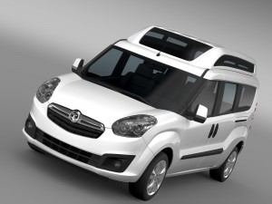 vauxhall combo tour h2l2 2015 3D Model