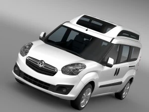 Opel Combo Tour H2L2 2015 3D Modell